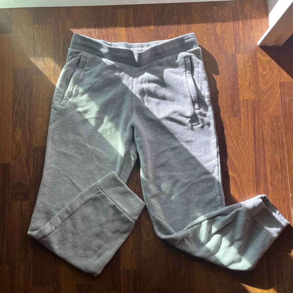 Adidas men’s large grey sweat pants.
